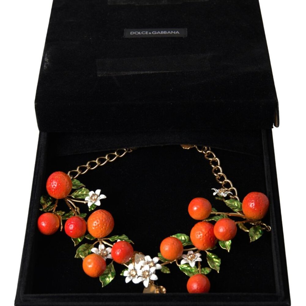 DOLCE & GABBANA Multicolor Charm Necklace with Lobster Clasp - Picture 4 of 5